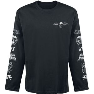 Avenged Sevenfold Shirt met lange mouwen - Logo - S tot XL - voor Mannen - zwart