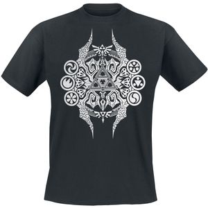 The Legend Of Zelda - Gaming T-shirt - Emblem - S tot XXL - voor Mannen - zwart