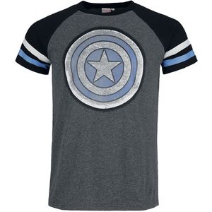 Captain America - Marvel T-shirt - Captain America Shield - M tot XXL - voor Mannen - meerkleurig