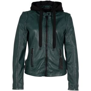 Gipsy Lederen jas - G2wAlya - M - voor Vrouwen - donkergroen