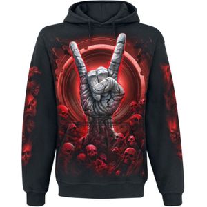 Spiral Trui met capuchon - Tomb of Rock - M tot XXL - voor Mannen - zwart