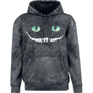 Alice in Wonderland - Disney Trui met capuchon - Cheshire Cat Smile Hoodie female - S tot XXL - voor Vrouwen - grijs