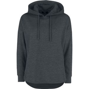 R.E.D. by EMP Trui met capuchon - Oversized Terry Hoodie - XS tot S - voor Vrouwen - grijs gemêleerd