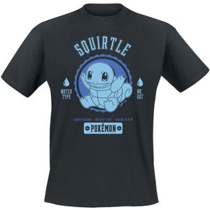 Pokémon - Gaming T-shirt - Schiggy - S tot XXL - voor Mannen - zwart