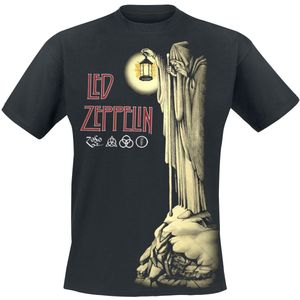 Led Zeppelin T-shirt - Hermit - M tot XXL - voor Mannen - zwart