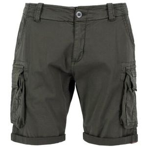 Alpha Industries Korte broek - Crew cargo shorts - 30 tot 38 - voor Mannen - grijs