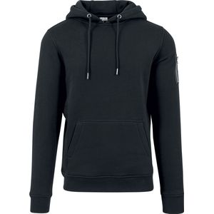 Urban Classics Trui met capuchon - Sweat Bomber Hoodie - S tot XL - voor Mannen - zwart