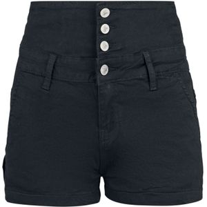 Forplay Hot Pants - High Waist Denim Hot Pant - 29 tot 40 - voor Vrouwen - zwart