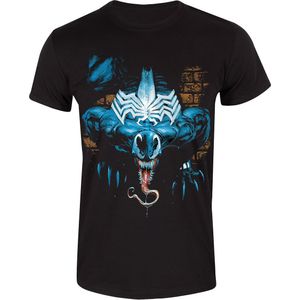 Venom (Marvel) - Marvel T-shirt - Wall Lurker - S tot XXL - voor Mannen - zwart