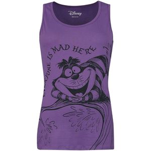 Alice in Wonderland - Disney Top - Cheshire Cat - S tot XL - voor Vrouwen - lila