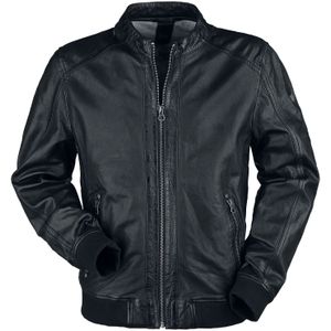 Mauritius Lederen jas - GBGrahan IDRV - S tot 3XL - voor Mannen - zwart