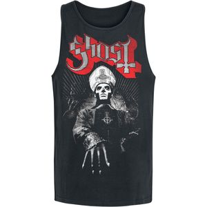 Ghost Tanktop - Ring Photo - S tot M - voor Mannen - zwart