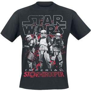 Star Wars - Disney T-shirt - Solo: A Star Wars Story - Imperial Stormtrooper - S tot 5XL - voor Mannen - zwart