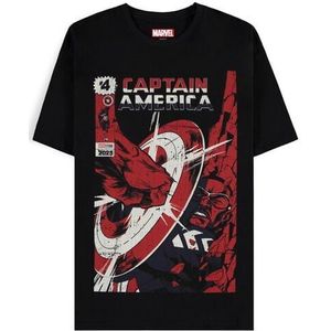 Captain America - Marvel T-shirt - Brave New World - Retro - S tot XXL - voor Mannen - zwart