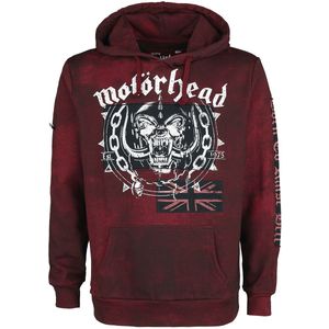 Motörhead Trui met capuchon - EMP Signature Collection - S tot XXL - voor Mannen - bordeaux