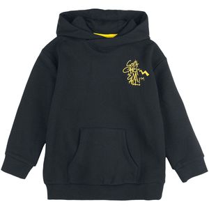 Pokémon - Gaming Trui met capuchon voor kinderen - Kids - Pikachu - Punk - voor Jongens & meisjes - zwart
