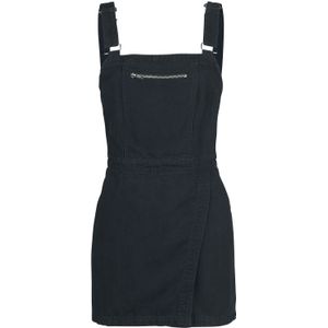 Forplay Korte jurk - Latzwickelkleid - S tot 5XL - voor Vrouwen - zwart