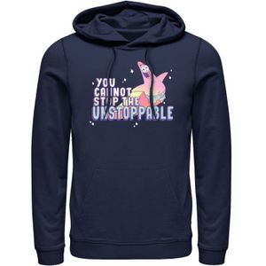 SpongeBob SquarePants Trui met capuchon - Unstoppable Star - S tot 3XL - voor Mannen - navy