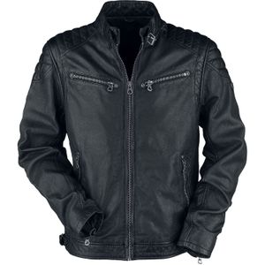 Gipsy Lederen jas - Colt W18 Lasanv - S tot 3XL - voor Mannen - zwart