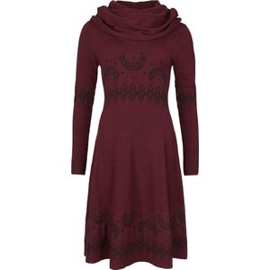 Black Premium by EMP Medium-lengte jurk - S tot XXL - voor Vrouwen - bordeaux