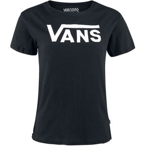 Vans T-shirt - Flying V Crew - XS tot XL - voor Vrouwen - zwart