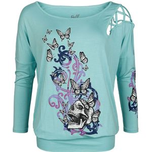Full Volume by EMP Shirt met lange mouwen - S tot XXL - voor Vrouwen - lichtblauw
