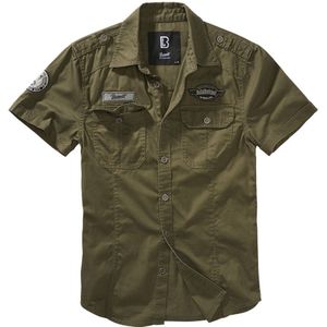 Brandit Shirt met korte mouwen - Luis Vintageshirt Shortsleeve - S tot 5XL - voor Mannen - olijf