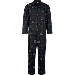 Rammstein Pyjama - Eins Für Mich - S tot 3XL - voor Mannen - meerkleurig