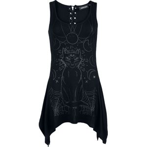 Jawbreaker - Gothic Top - Mystic Cat Vest - XS tot 4XL - voor Vrouwen - zwart