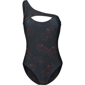 Black Premium by EMP Zwempak - Asymmetric Swimsuit - S tot XXL - voor Vrouwen - zwart