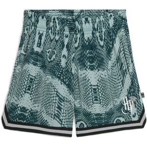 Puma X Harry Potter Korte broek - Hoops x Harry Potter AOP Shorts - XS tot XL - voor Vrouwen - groen