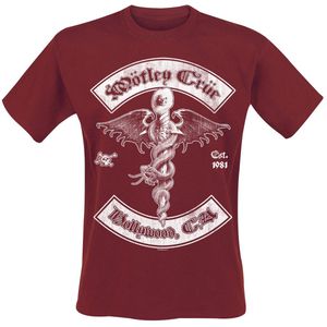 Mötley Crüe T-shirt - Feelgood Hollywood - L tot XXL - voor Mannen - donkerrood