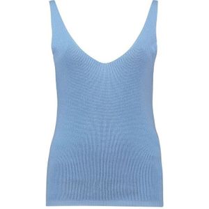 Hailys Top - SL V TP Eb44by - XS tot XXL - voor Vrouwen - blauw