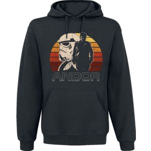 Star Wars - Disney Trui met capuchon - Andor 2 - Sunset - S tot XXL - voor Mannen - zwart