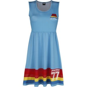 Star Wars - Disney Medium-lengte jurk - Retro - 77 - S tot M - voor Vrouwen - blauw