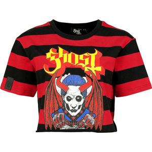 Ghost T-shirt - EMP Signature Collection - S tot 3XL - voor Vrouwen - rood-zwart