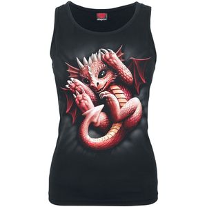 Spiral - Gothic Top - Whelp - S tot XXL - voor Vrouwen - zwart