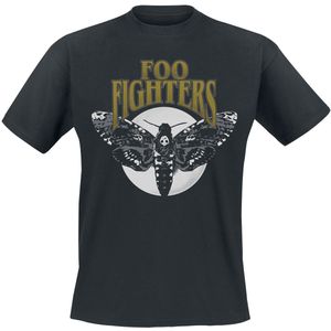 Foo Fighters T-shirt - Hawk Moth - S tot XXL - voor Mannen - zwart