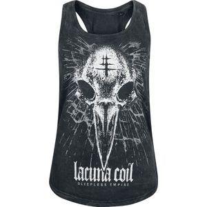 Lacuna Coil Top - Sleepless - S tot XXL - voor Vrouwen - antraciet