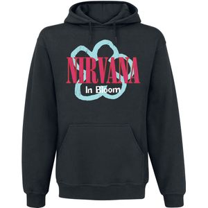 Nirvana Trui met capuchon - In Bloom - S tot XXL - voor Mannen - zwart