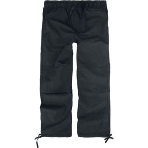 Urban Classics Stoffen broeken - Wide Poplin Pants - S tot M - voor Mannen - zwart