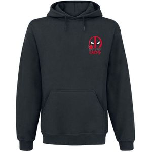 Deadpool - Disney Trui met capuchon - No One Cares - S tot XXL - voor Mannen - zwart