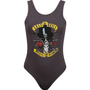 Guns N' Roses Lichaam - Amplified Collection - Tophat SKull - XS tot XL - voor Vrouwen - actraciet