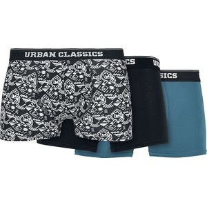 Urban Classics Boxerset - Organic Boxer Shorts 3 Pack - S tot 4XL - voor Mannen - meerkleurig