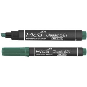 Pica 521/36 Permanent Marker beitel groen VE=10 - PI52136