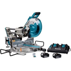 Makita DLS111PT2U Accu Radiaal Afkortzaag 260mm AWS 2x18V 5.0Ah