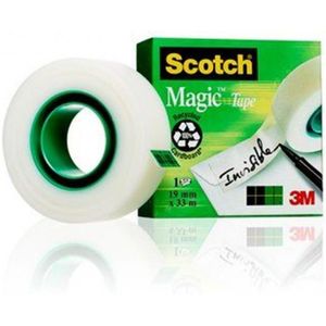 3M 3M™ Scotch® Plakband Magic™ Tape 19mm x 33m - 63339