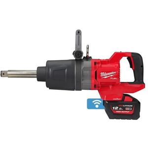 Milwaukee M18 ONEFHIWF1D-12C ONE-KEY™ 1" Accu Slagmoersleutel D-greep 18V 12Ah Li-Ion in koffer 4933471756