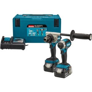 Makita DLX2432TJ Accu Combiset 2-delig (DDF486  DTD153) 18V 5.0Ah in Mbox