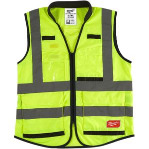 Milwaukee Premium Hi-Vis Veiligheidshesje Klasse 2 Geel - L/XL - 4932471896